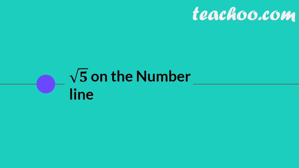 Represent root 5 on the number line (with VIDEO) - Teachoo
