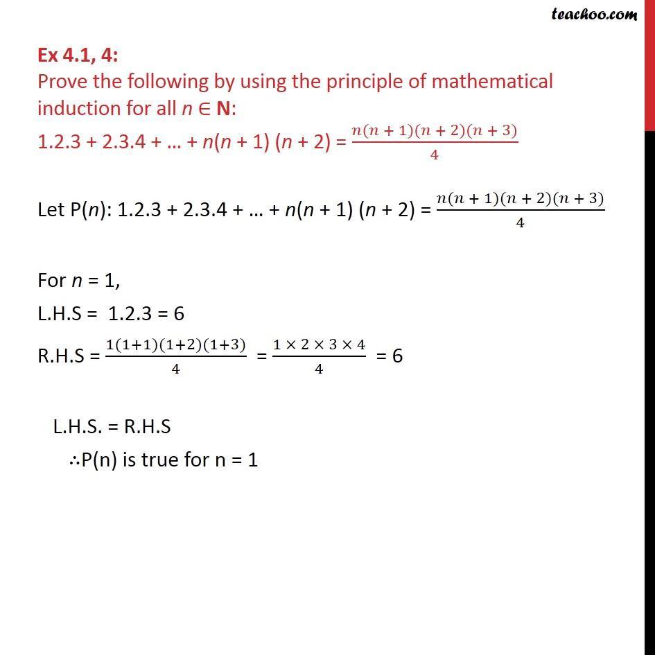 Question 4 Prove 1 2 3 2 3 4 N N 1 N 2 N N 1