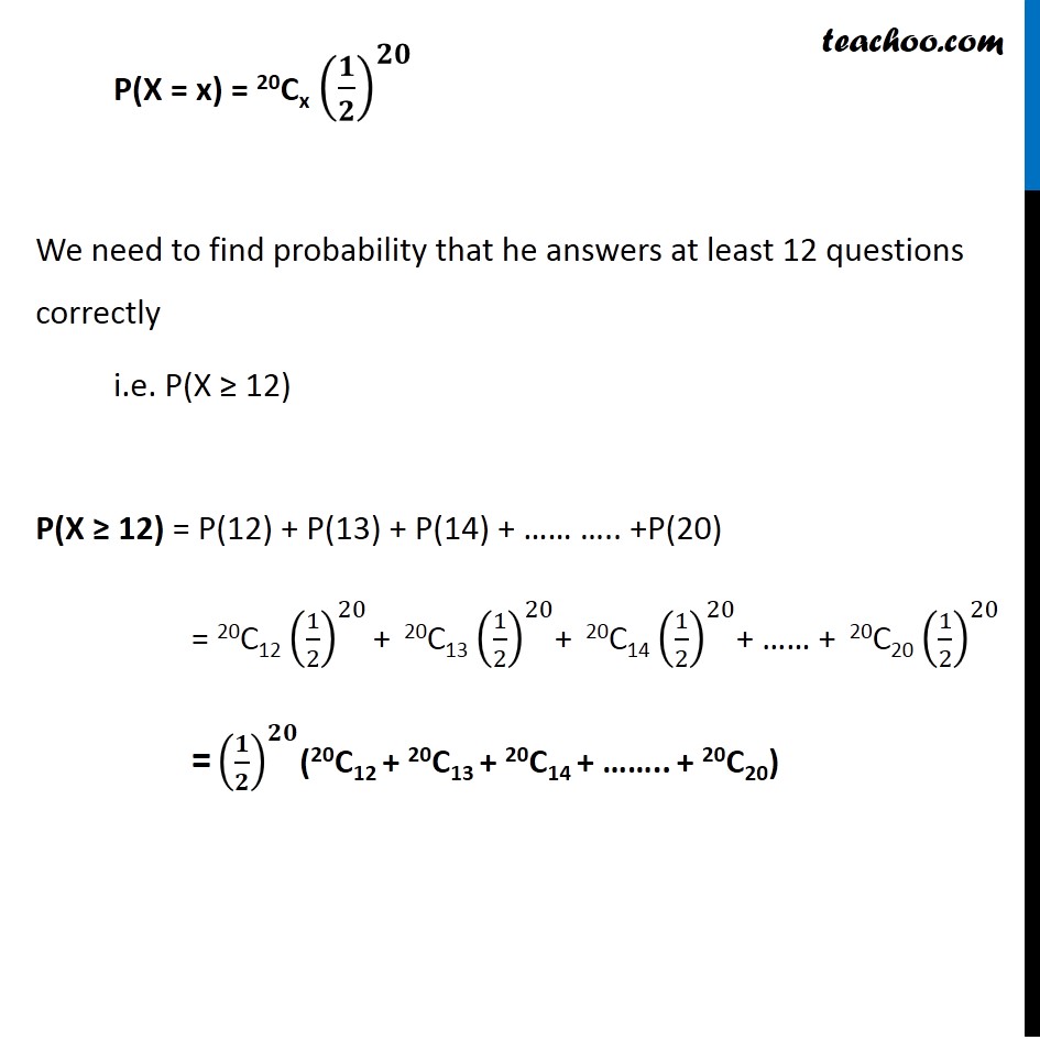 Ex 13.5, 7 - Chapter 13 Class 12 Probability - Part 3
