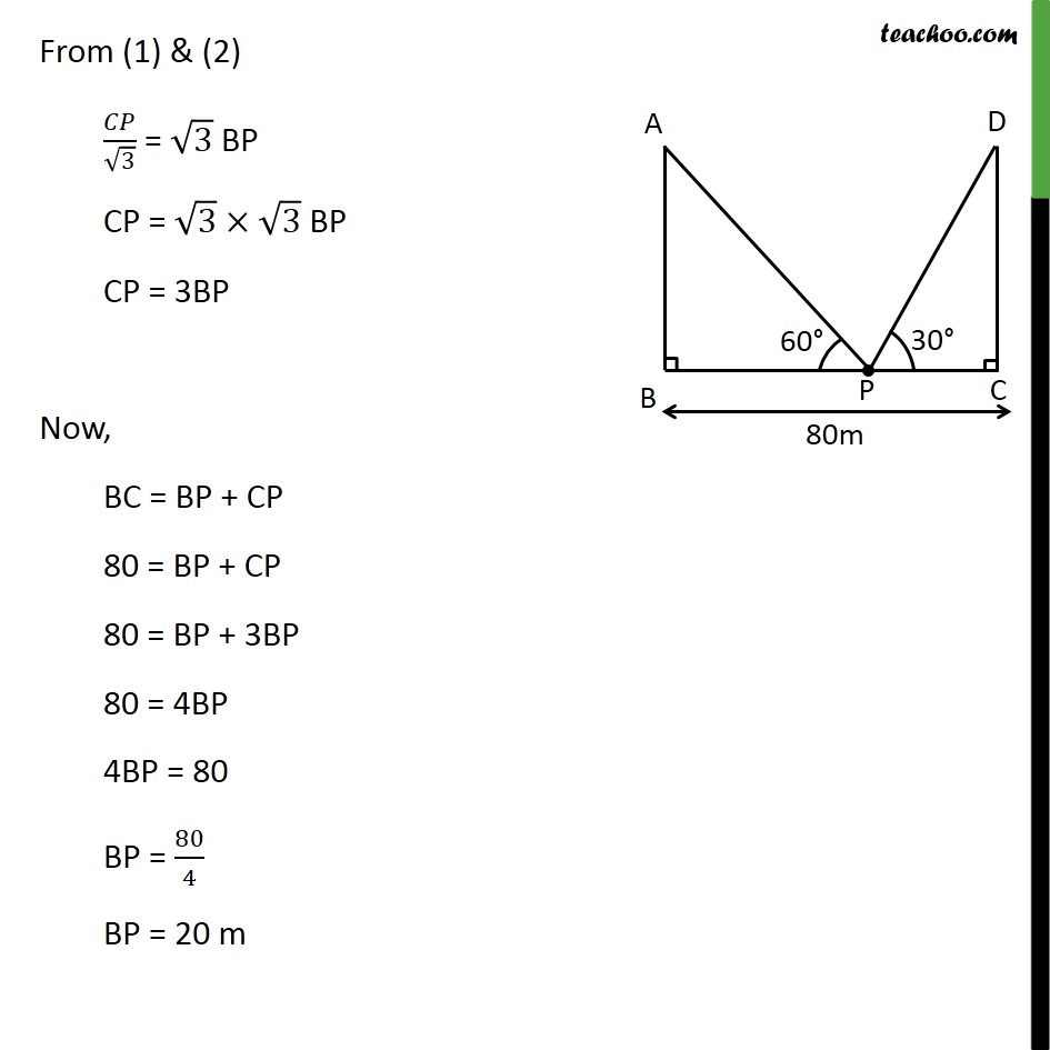 Ex 9.1, 10 - Chapter 9 Class 10 Some Applications of Trigonometry - Part 3