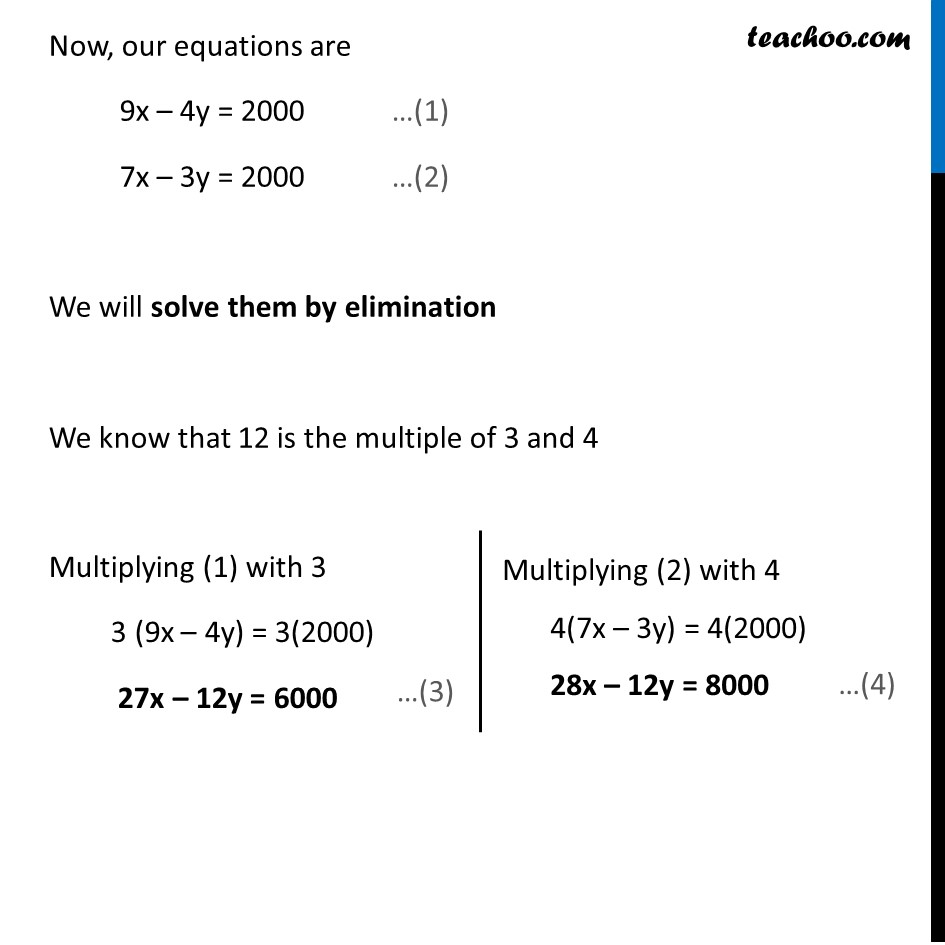 Example 11 - Chapter 3 Class 10 Pair of Linear Equations in Two Variables - Part 3