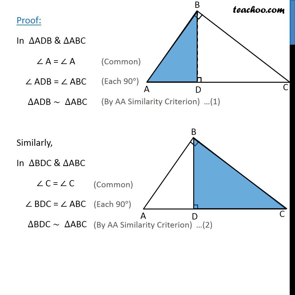 Theorem 6.7 - Chapter 6 Class 10 Triangles - Part 2