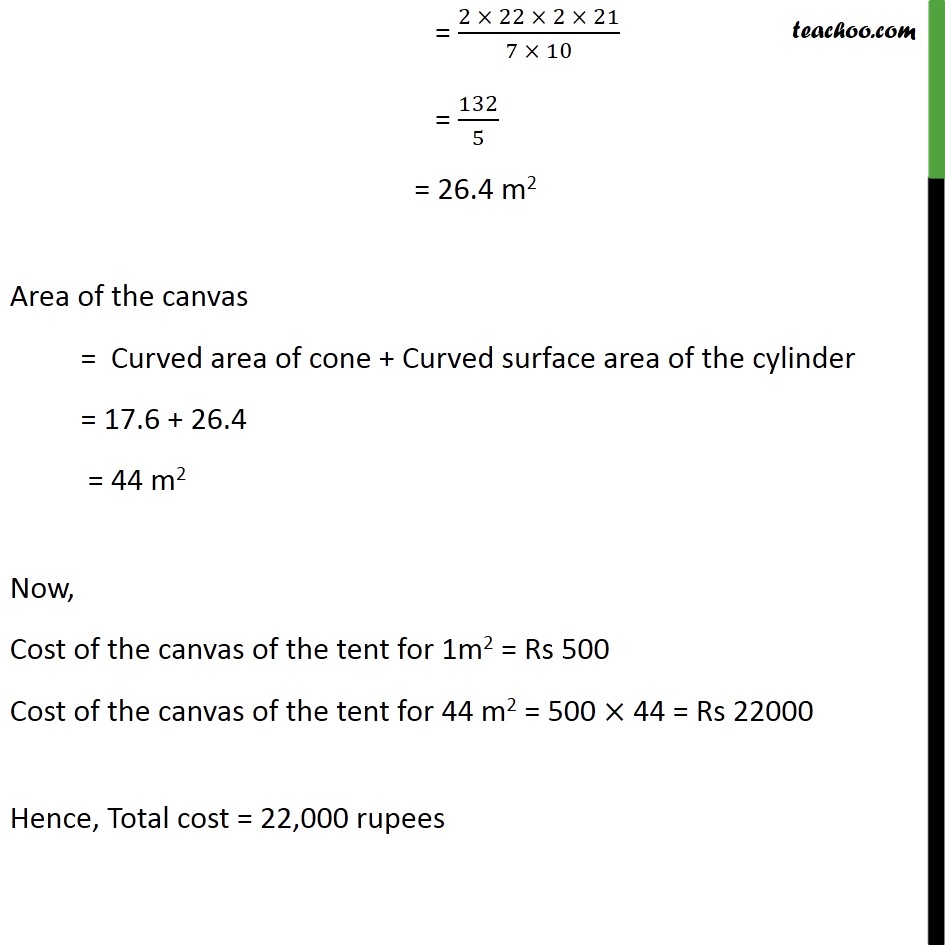Ex 13.1, 7 - Chapter 13 Class 10 Surface Areas and Volumes - Part 3