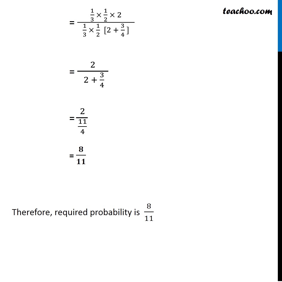 Ex 13.3, 10 - Chapter 13 Class 12 Probability - Part 3