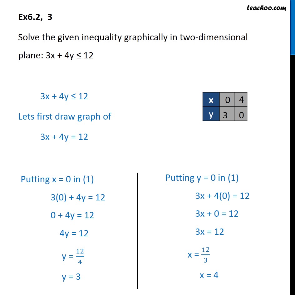 solve-the-pair-of-linear-equation-graphically-x-3y-6-2x-3y-12-youtube