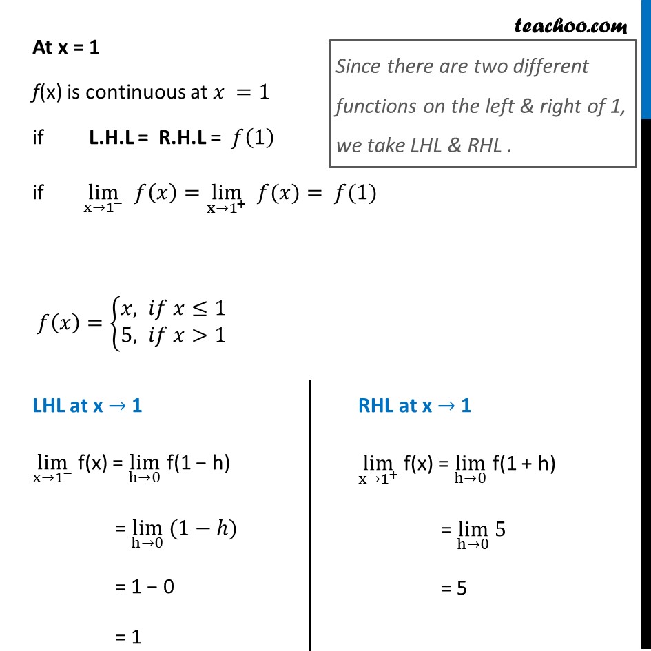 Ex 5.1 ,5 - Chapter 5 Class 12 Continuity and Differentiability - Part 2