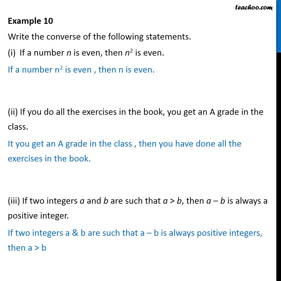 converse geometry examples