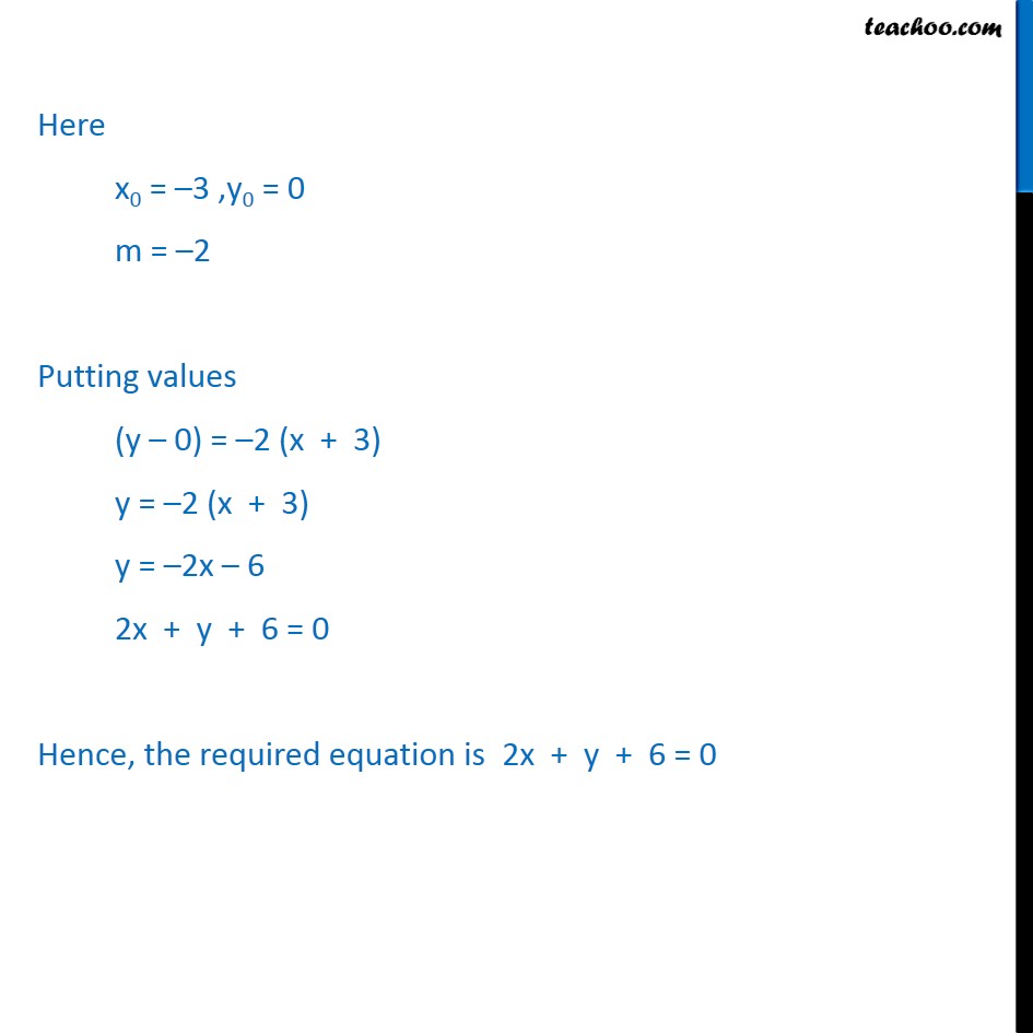 Ex 10.2, 5 - Chapter 10 Class 11 Straight Lines - Part 2