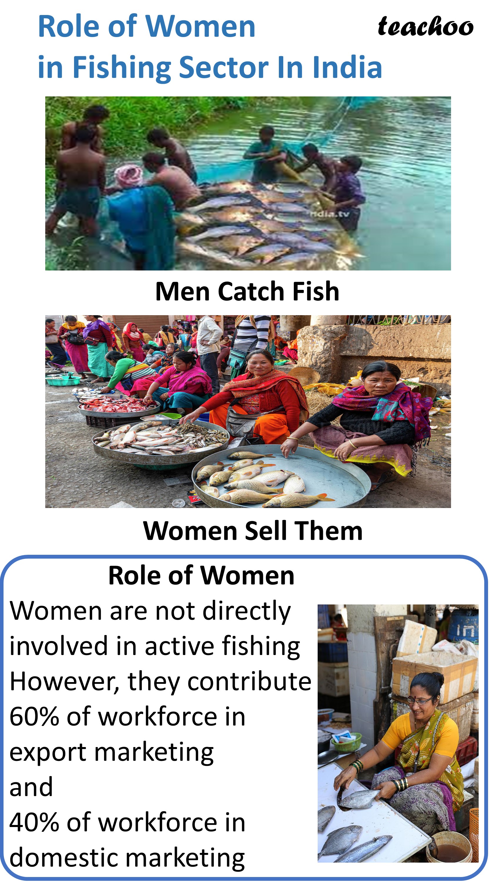 Role of Women in Fishing Sector In India - Teachoo.JPG