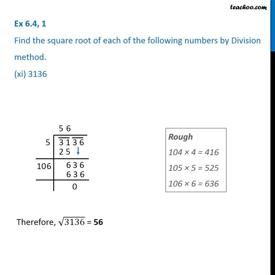 ex-6-4-1-find-square-root-of-3136-by-division-method-maths