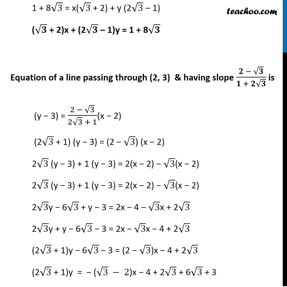 Ex 10.3, 12 - Chapter 10 Class 11 Straight Lines - Part 4