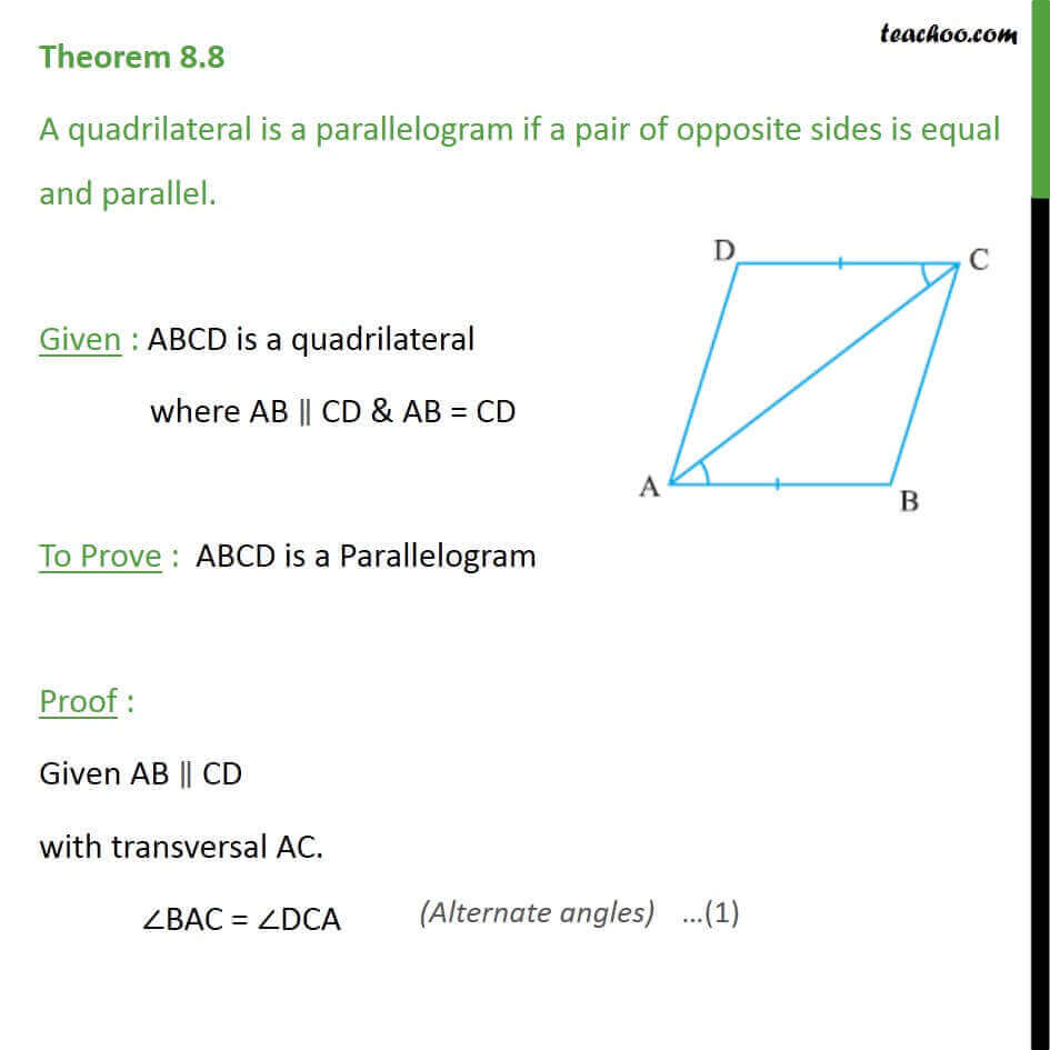 theorem-8-8-class-9-if-a-pair-of-opposite-sides-is-equal-parallel