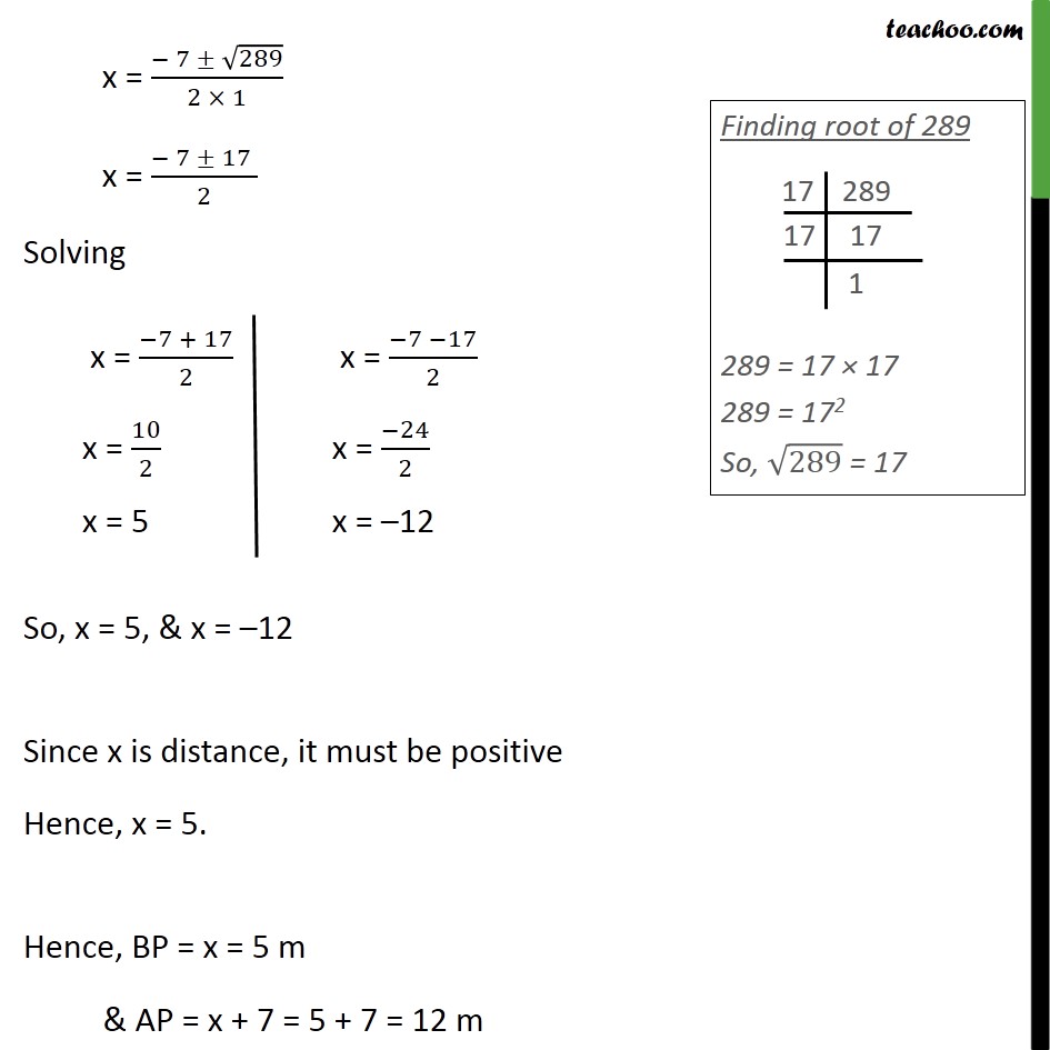 Example 17 - Chapter 4 Class 10 Quadratic Equations - Part 4