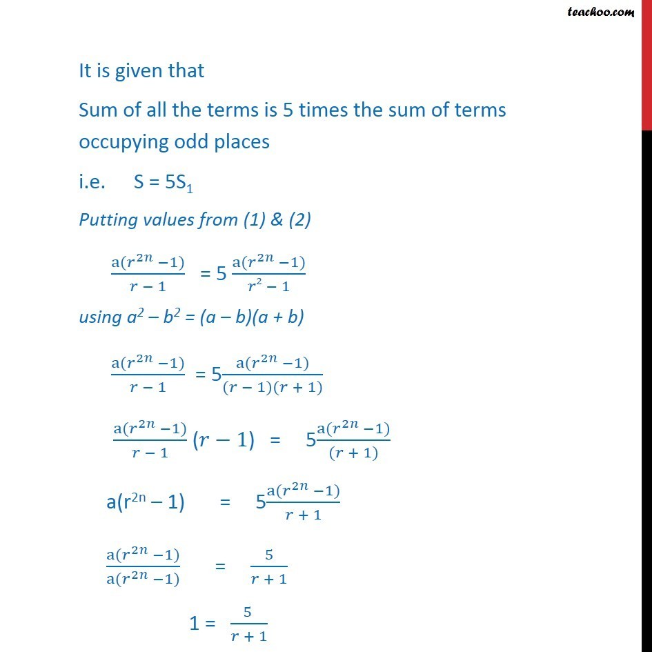 Misc 11 - Chapter 9 Class 11 Sequences and Series - Part 4