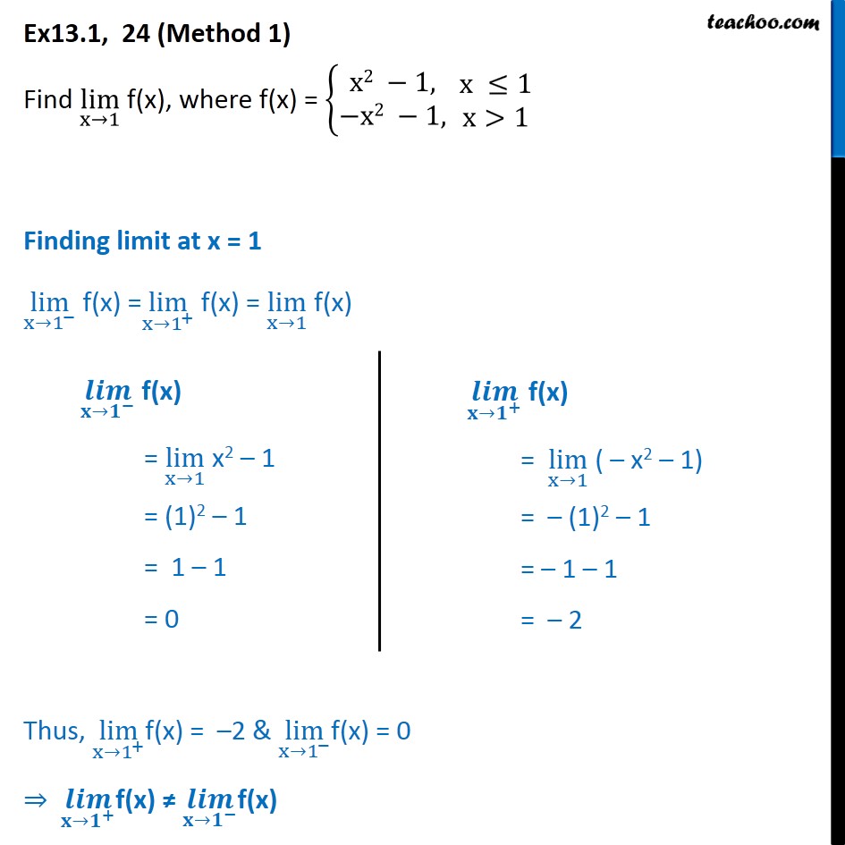 ex-13-1-24-find-lim-x-1-f-x-x2-1-x-1