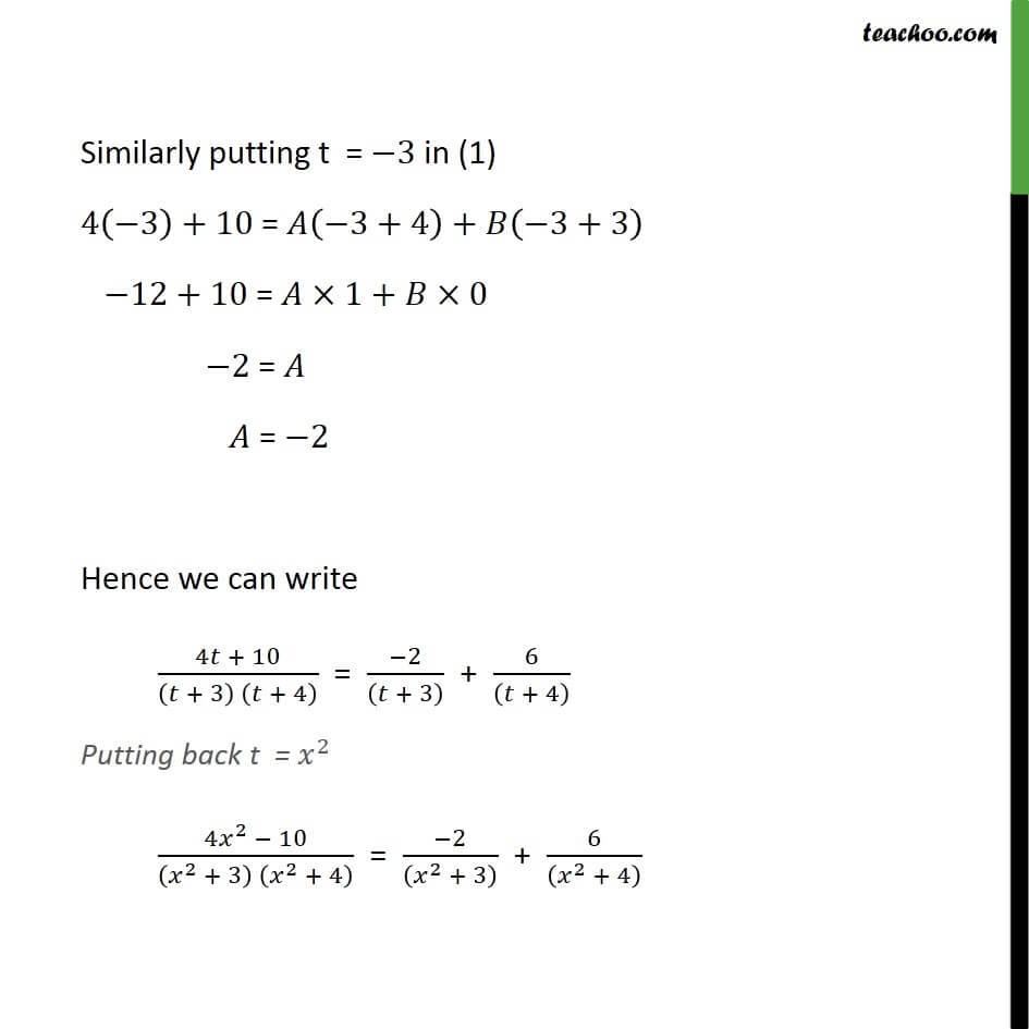 Ex 7.5, 18 - Integrate (x2 + 1) (x2 + 2) / (x3+3) (x2+4) - Ex 7.5