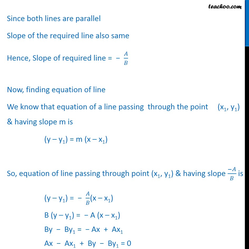 Ex 10.3, 11 - Chapter 10 Class 11 Straight Lines - Part 2
