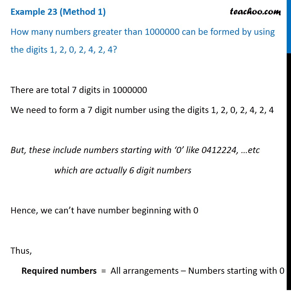 Example 23 - Chapter 7 Class 11 Permutations and Combinations - Part 2