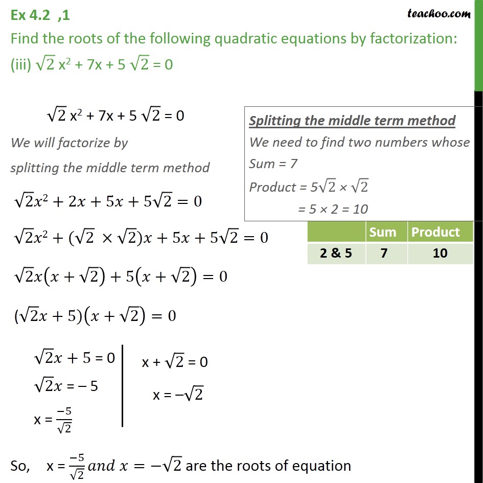 ex-4-2-1-find-roots-by-factorization-i-x2-3x-10-0-ex-4-2