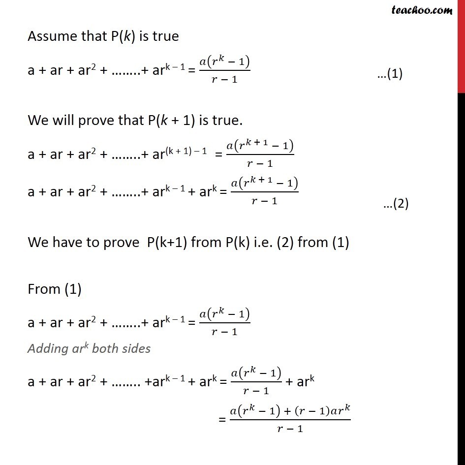 Ex 4.1, 12 - Chapter 4 Class 11 Mathematical Induction - Part 2