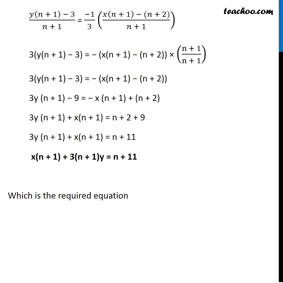 Ex 10.2, 11 - Chapter 10 Class 11 Straight Lines - Part 5