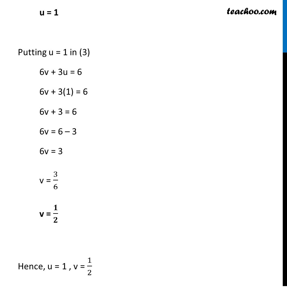 Ex 3.6, 1 (v) and (vi) - Chapter 3 Class 10 Pair of Linear Equations in Two Variables - Part 9