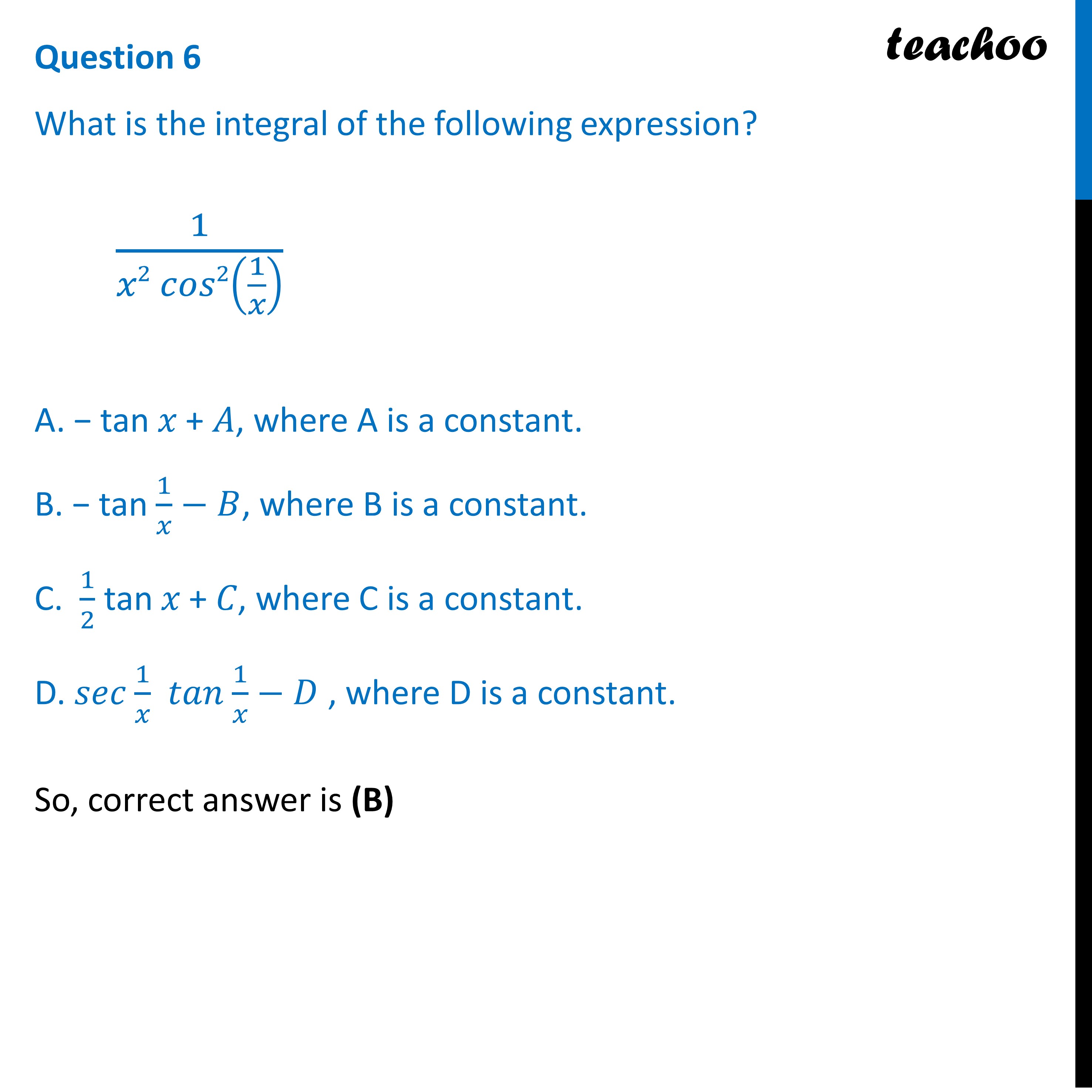 what-is-the-integral-of-the-following-expression-1-x-2cos-2-1-2