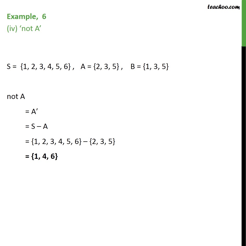 Example, 6 - Chapter 16 Class 11 Probability - Part 4