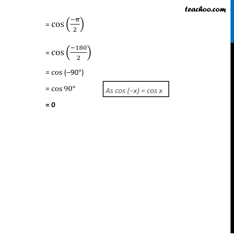 Example 9 - Chapter 3 Class 11 Trigonometric Functions - Part 2