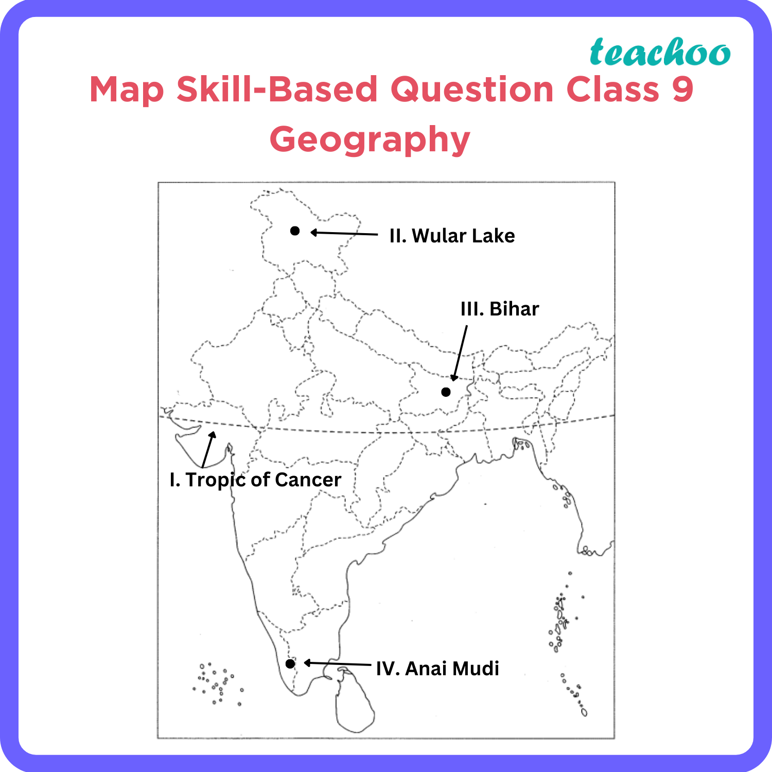 sample-paper-class-9-on-the-outline-map-of-india-locate-and-label