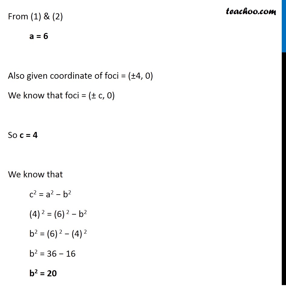 Ex 11.3, 12 - Chapter 11 Class 11 Conic Sections - Part 2