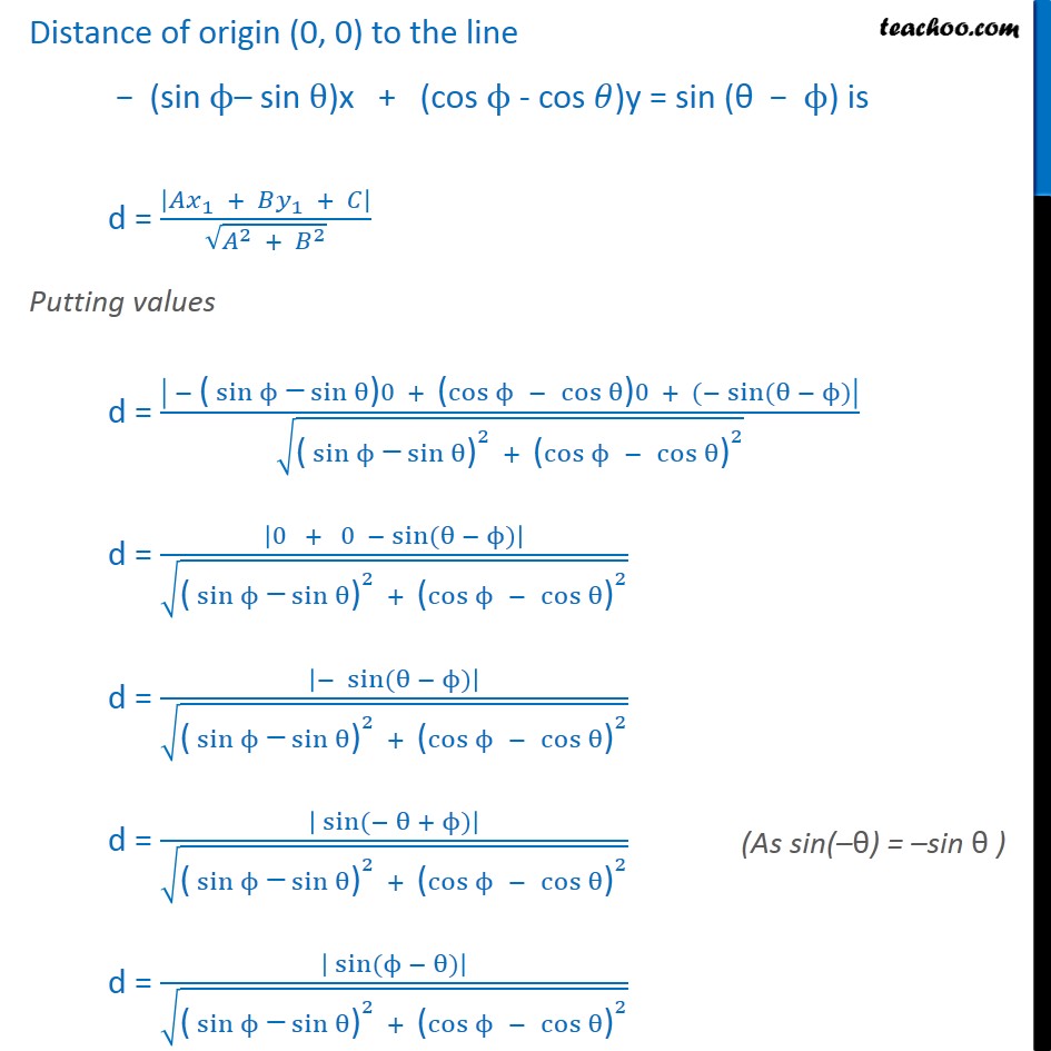 Misc 5 - Chapter 10 Class 11 Straight Lines - Part 4