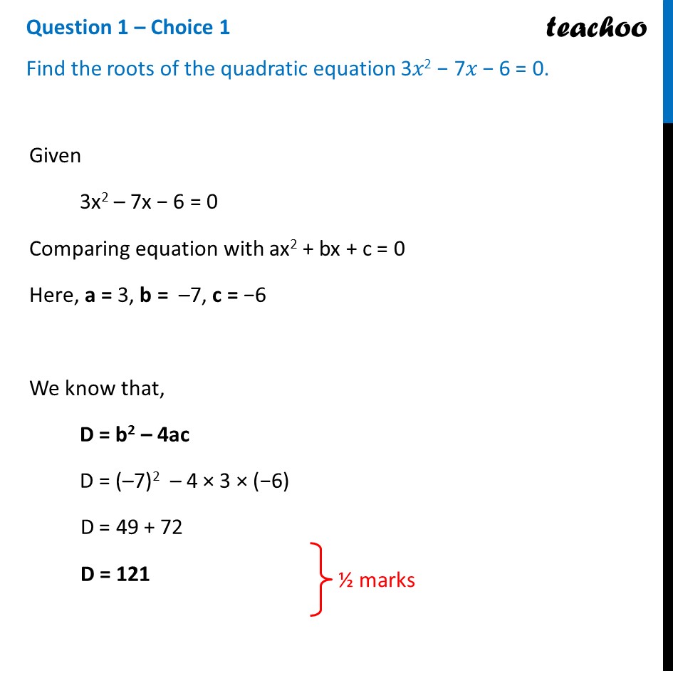 sample-paper-find-roots-of-quadratic-equation-3-2-7-6-0