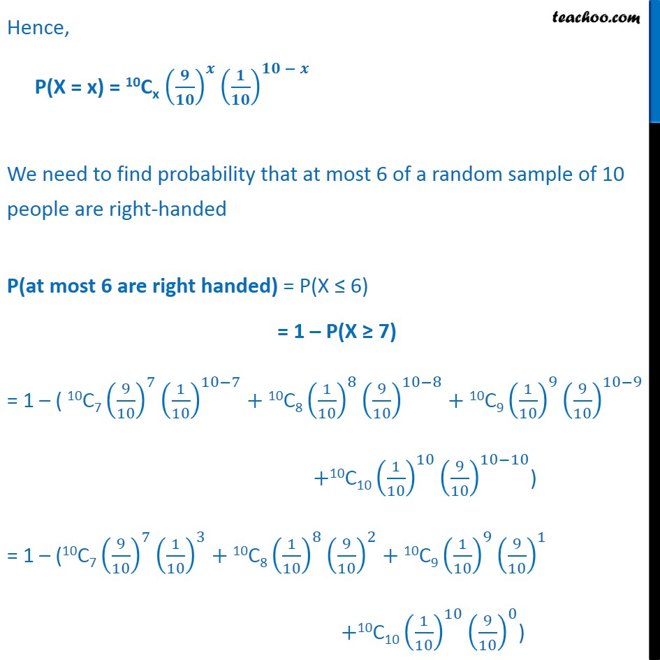 Misc 4 - Chapter 13 Class 12 Probability - Part 2