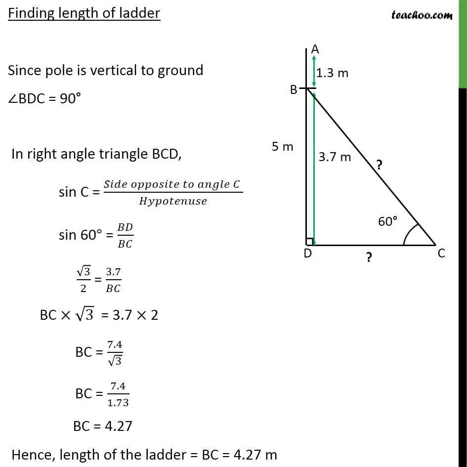 Example 2 - Chapter 9 Class 10 Some Applications of Trigonometry - Part 2