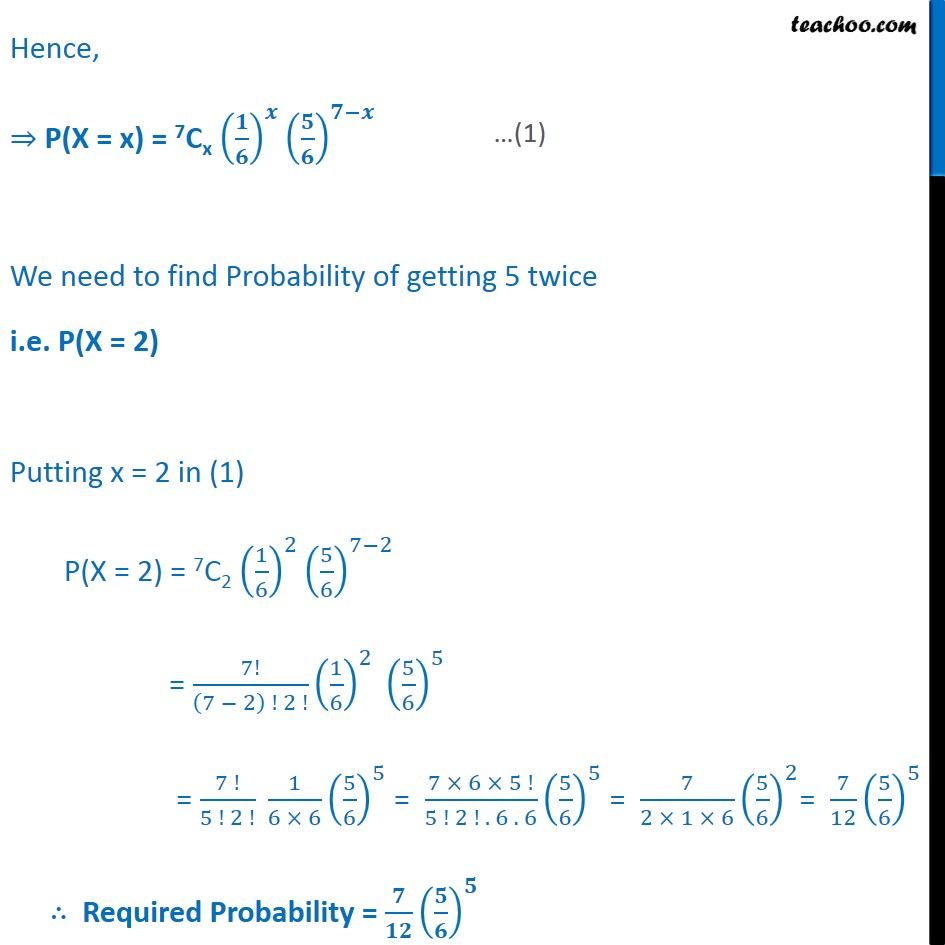 Ex 13.5, 11 - Chapter 13 Class 12 Probability - Part 2