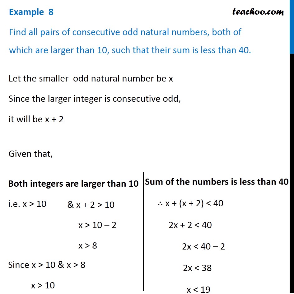 What Are Odd Natural Numbers Examples