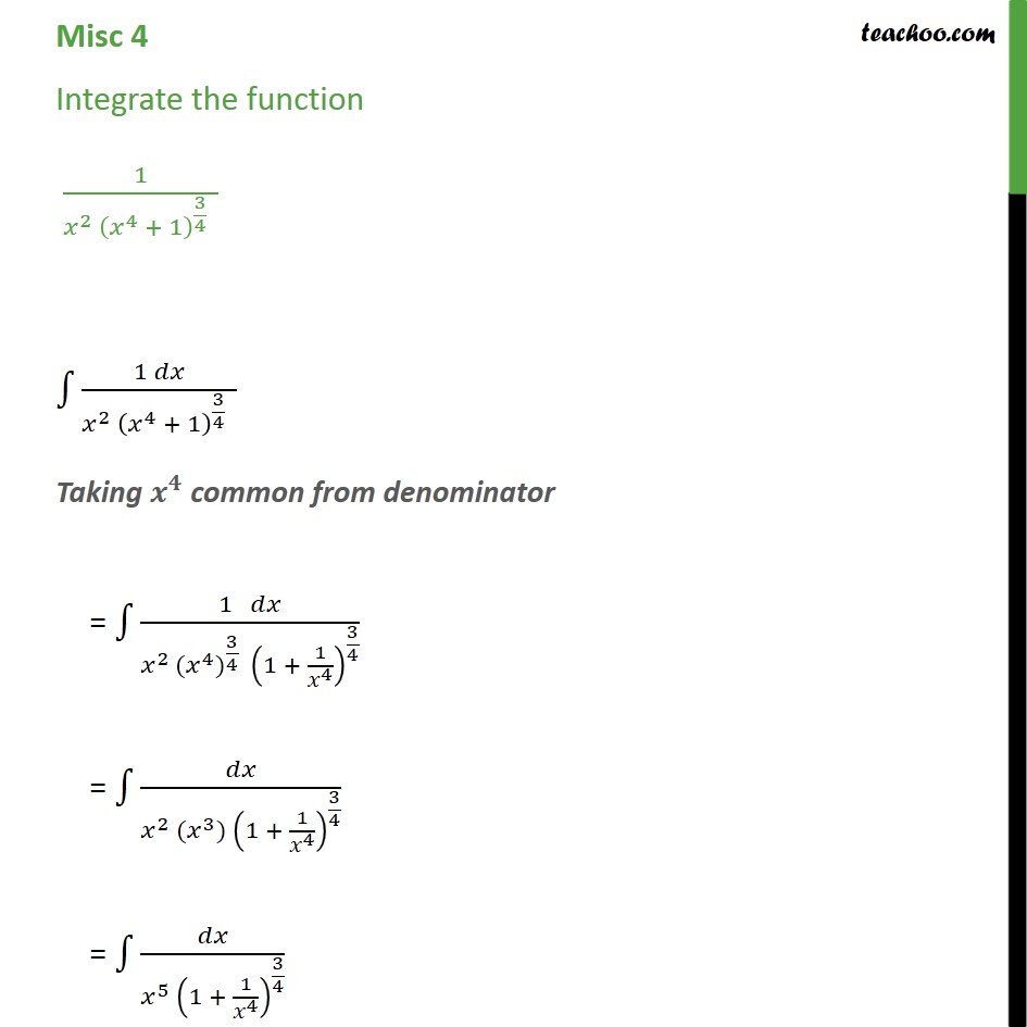 misc-4-integrate-1-x2-x4-1-3-4-class-12-ncert-miscellaneous