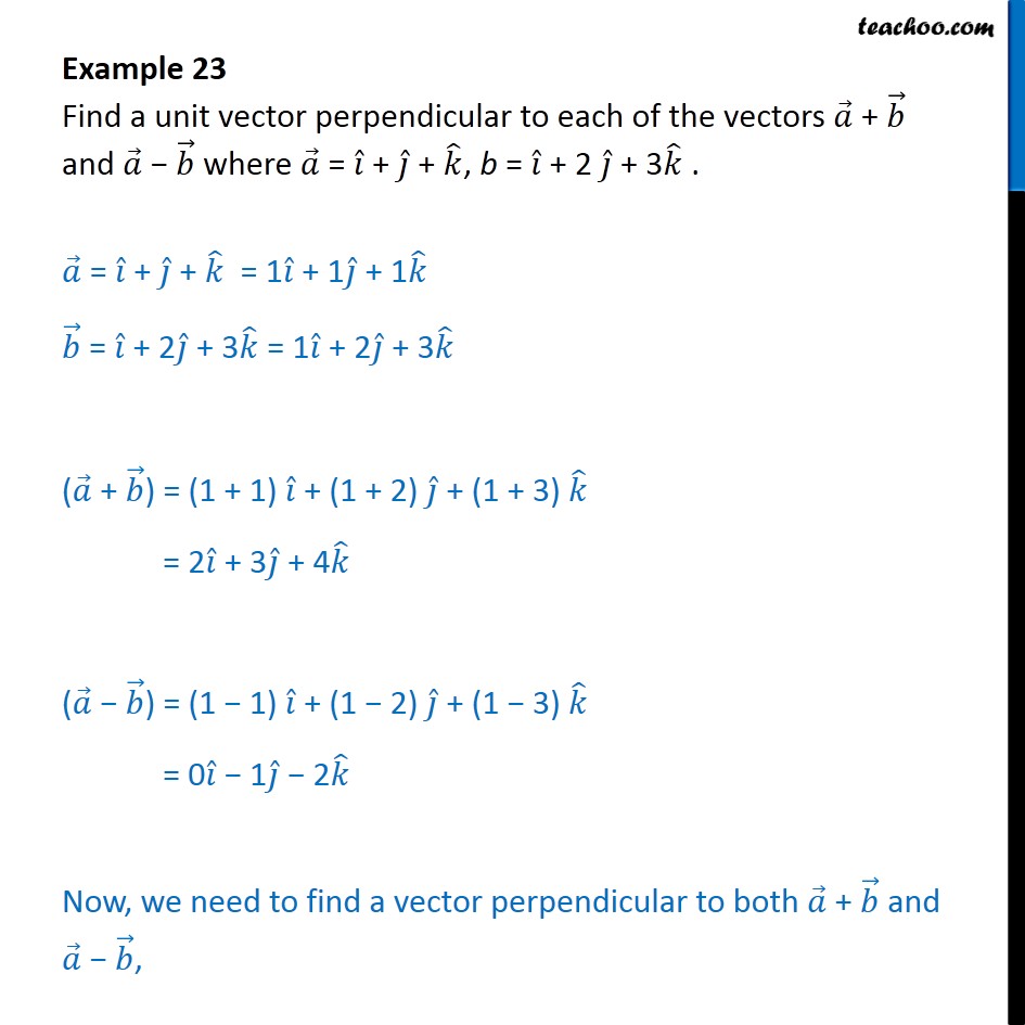 Vectores Perpendiculares