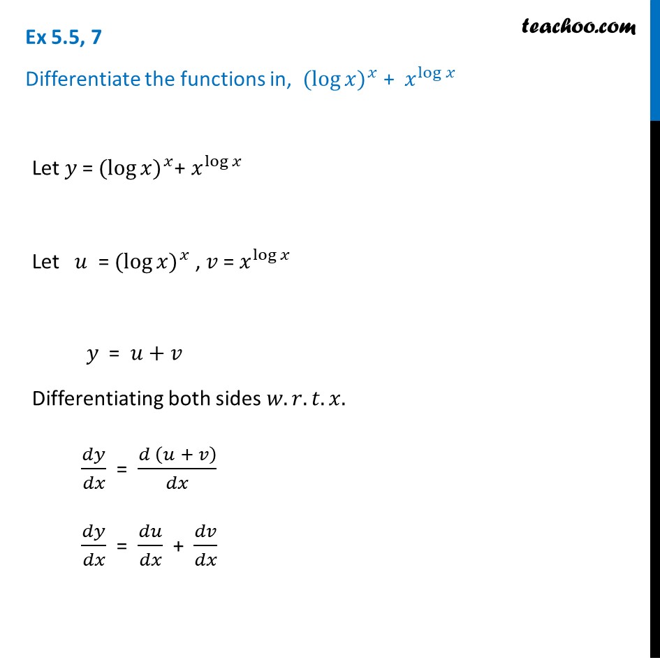 ex-5-5-7-differentiate-the-function-log-x-x-x-log-x