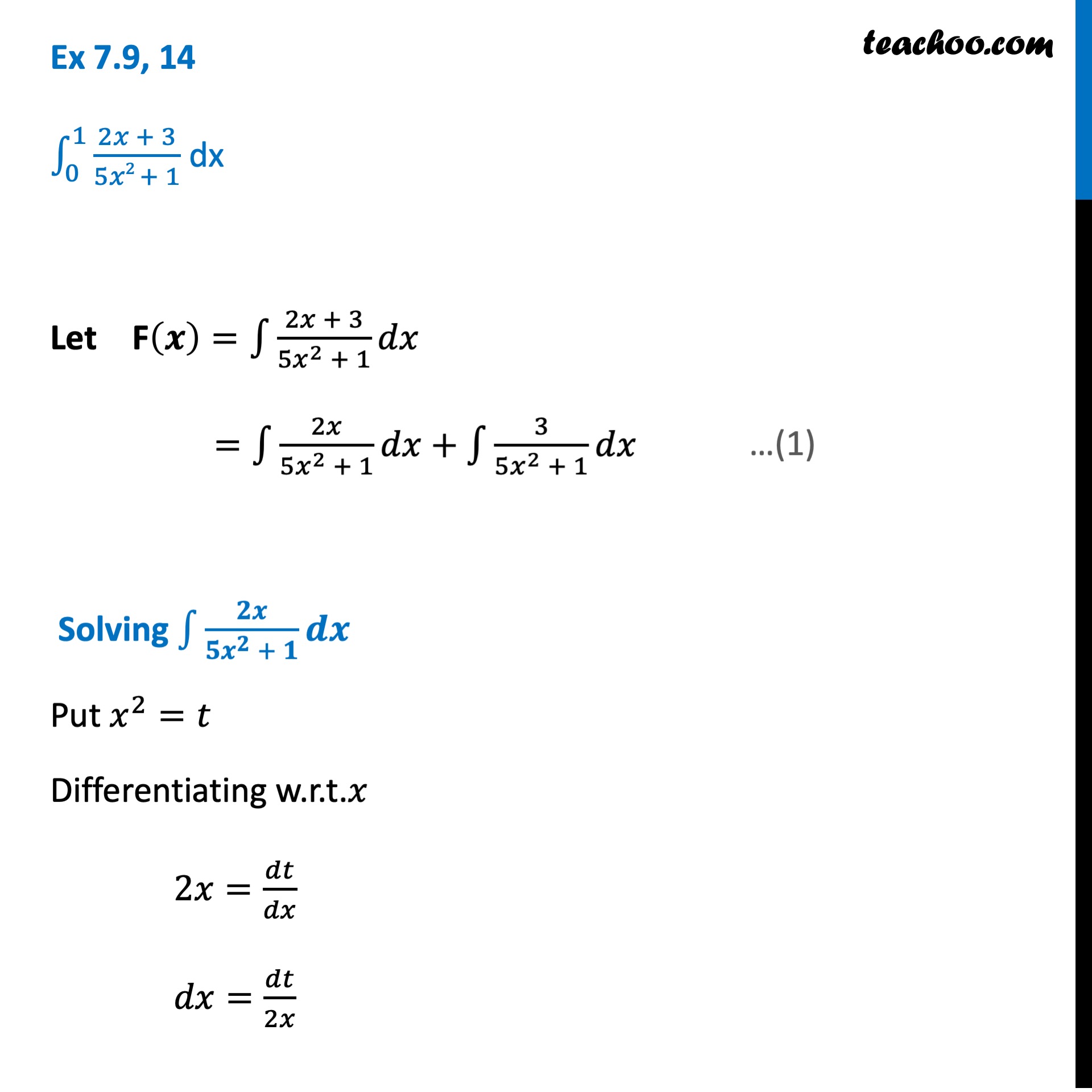 ex-7-9-14-class-12-integrate-2x-3-5x-2-1-dx-from-0-to-4