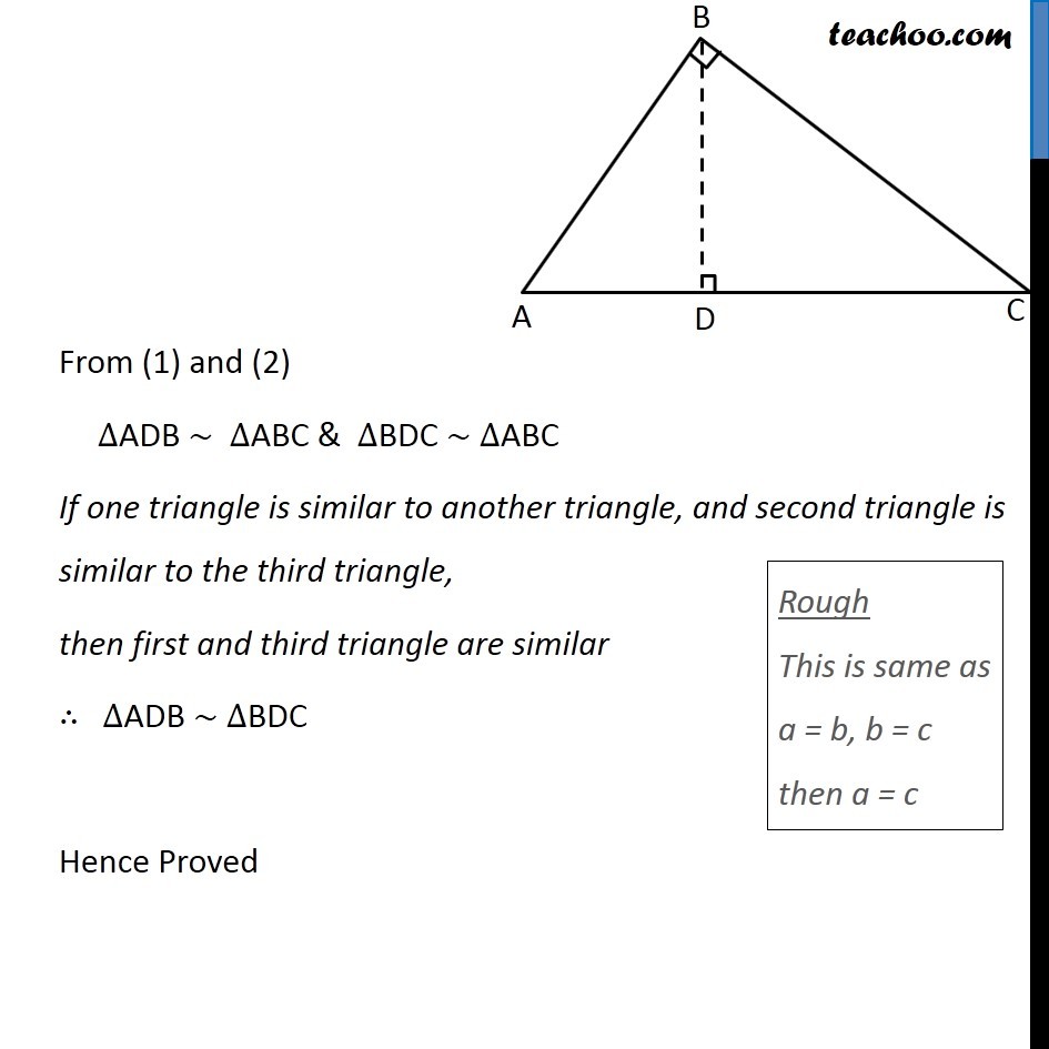 Theorem 6.7 - Chapter 6 Class 10 Triangles - Part 3
