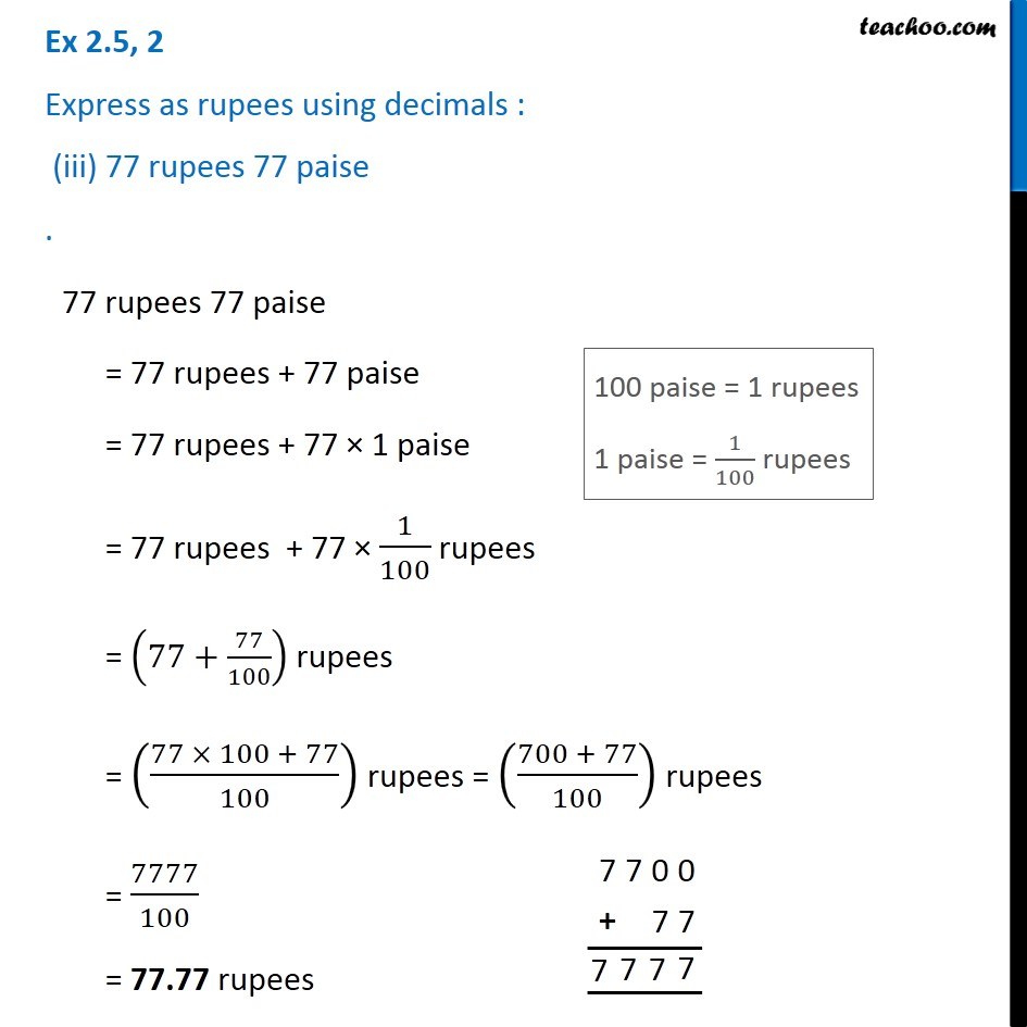 Ex 2.5, 2 - Chapter 2 Class 7 Fractions and Decimals - Part 3