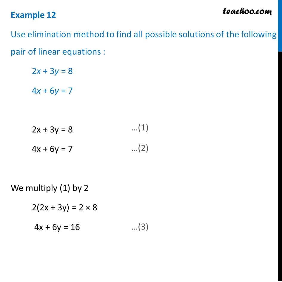 xy 3 x 3 y 2 6 by elimination method