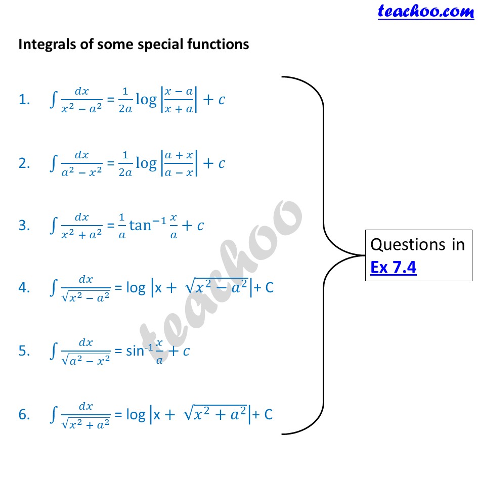 Integration Formulas - Trig, Definite Integrals Properties ...