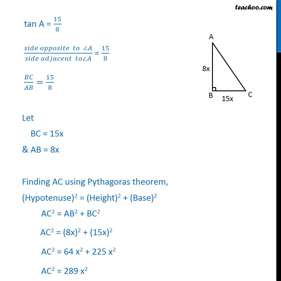 Ex 8.1, 4 - Chapter 8 Class 10 Introduction to Trignometry - Part 2