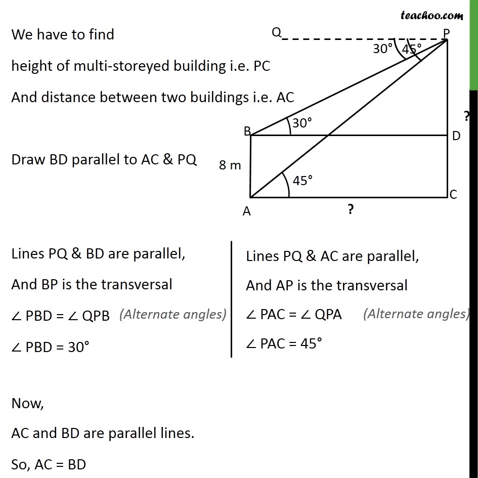 Example 6 - Chapter 9 Class 10 Some Applications of Trigonometry - Part 2