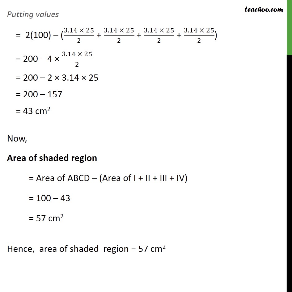 Example 6 - Chapter 12 Class 10 Areas related to Circles - Part 4