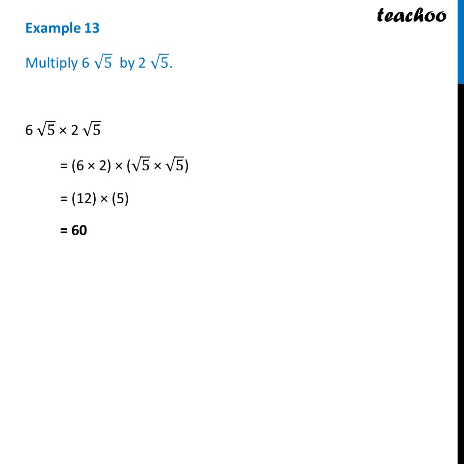 example-13-multiply-6-root-5-by-2-root-5-chapter-1