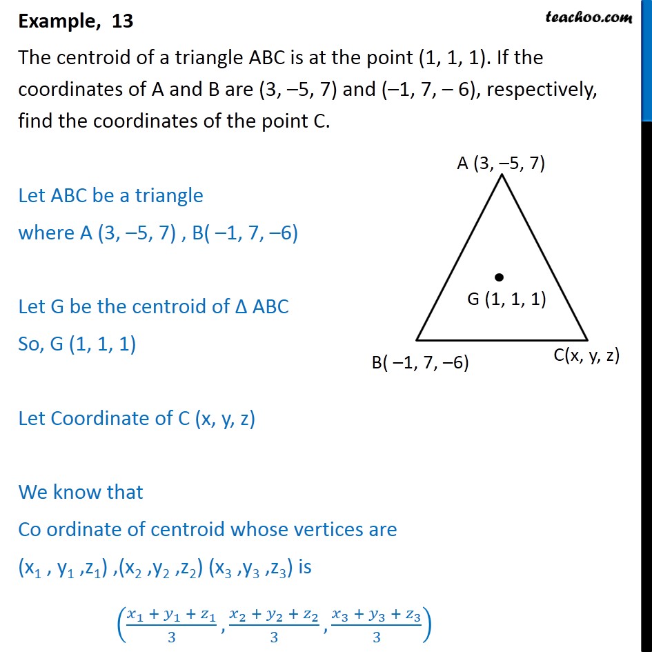 Centroid Of A Triangle Formula Properties And Example 5971